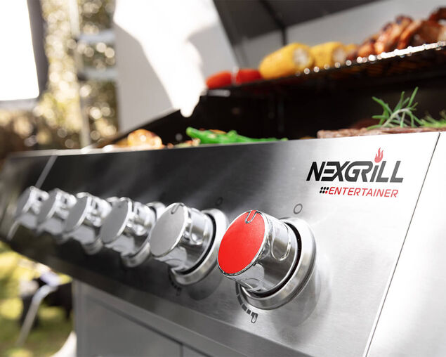 Nexgrill Entertainer 6 Burner BBQ with Sear Zone and Side Burner